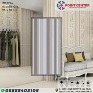 TERMURAH ROMAN KERAMIK 25 X 50 W52266 DSAVILE GRIS
