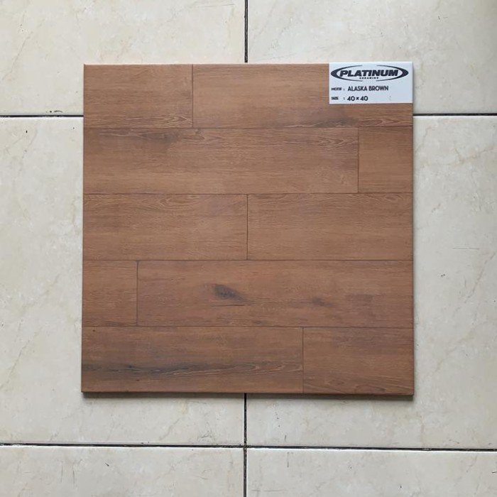 TERMURAH PLATINUM KERAMIK 40/40 ALASKA BROWN - Image 2