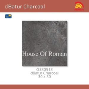 TERMURAH ROMAN KERAMIK 30 X 30 G330513 DBATUR CHARCOAL GOL B