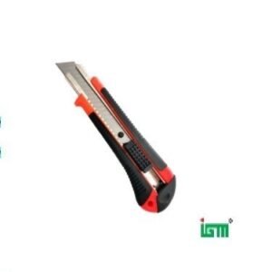 TERMURAH IGM IC 306 POTONG KERTAS / PISAU CUTTER GAGANG KARET BLISTER
