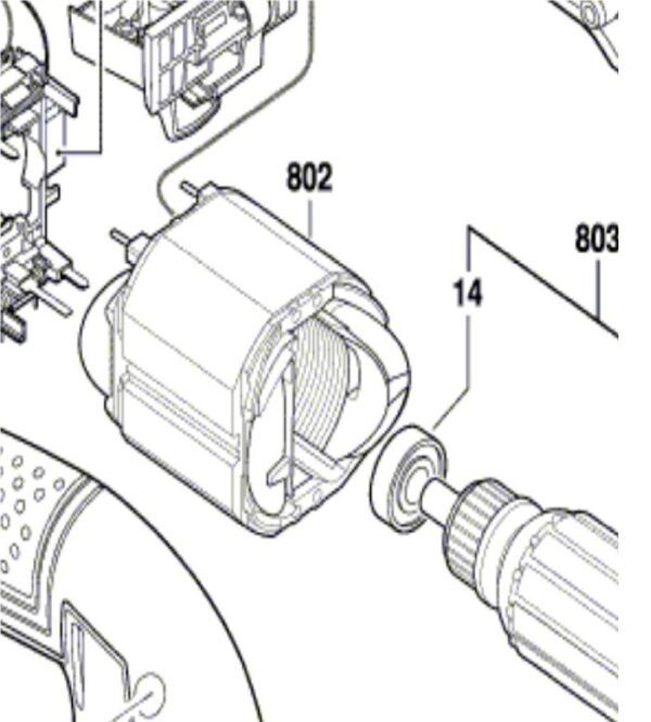 TERMURAH 1619P09155 BOSCH FIELD STATOR GST 90 BE / SPARE PART