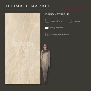 TERMURAH QUADRA GRANIT 320 X 160 BIG SIZE DAINO NATURALE