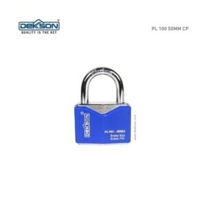 TERMURAH DEKKSON PADLOCK PL100 50MM CP Kunci Gembok Pintu