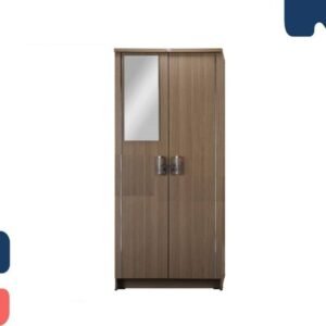 TERMURAH ACTIV FURNITURE SPIN LP 211 LEMARI PAKAIAN 2 PINTU PLUS KACA