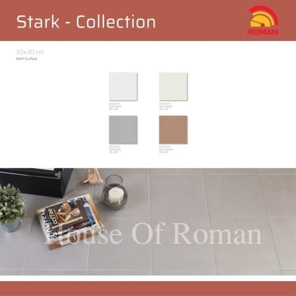 TERMURAH ROMAN KERAMIK 30 X 30 G337218 STARK BROWN GOL B - Image 4