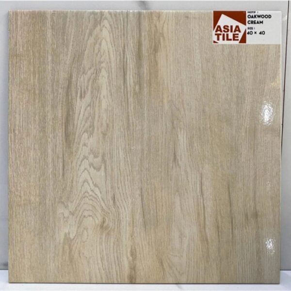TERMURAH ASIA KERAMIK 40/40 OAKWOOD CREAM - Image 2