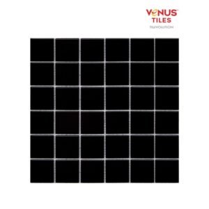 TERMURAH VENUS MOSAICO 30 X 30 POTTERY CERRA MAXI BLACK MATTE