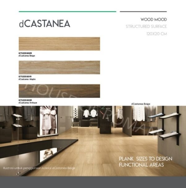 TERMURAH ROMAN GRANIT 20 X 120 GT1225501R DCASTANEA MAPLE - Image 3