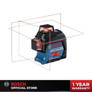 TERMURAH BOSCH GLL 3-80 LINE LEVEL / LASER LEVEL 3 ARAH