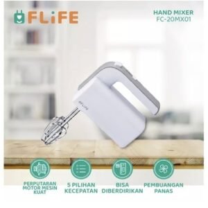 TERMURAH FLIFE HAND MIXER FC-20MX01 WHITE / MIXER TANGAN