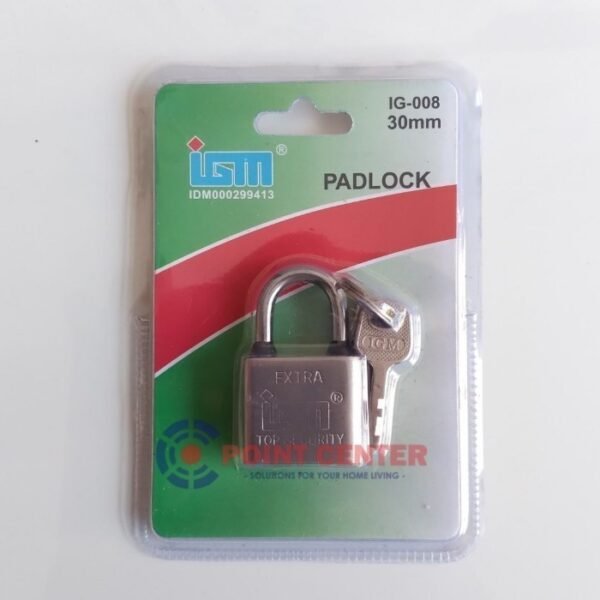 TERMURAH IGM IG 008 30S KUNCI GEMBOK BESI 30MM LEHER PENDEK - Image 2