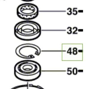 TERMURAH BOSCH ARMATURE GWS 20-180 / CLIP SPARE PART BOSCH