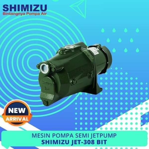 TERMURAH SHIMIZU POMPA SEMI JETPUMP SEMIJET JET-308 BIT