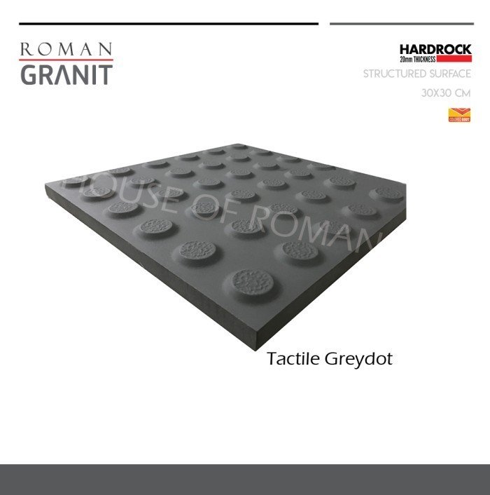 TERMURAH GRANIT 30 X 30 TCT337054CR TACTILE GREYDOT - Image 3