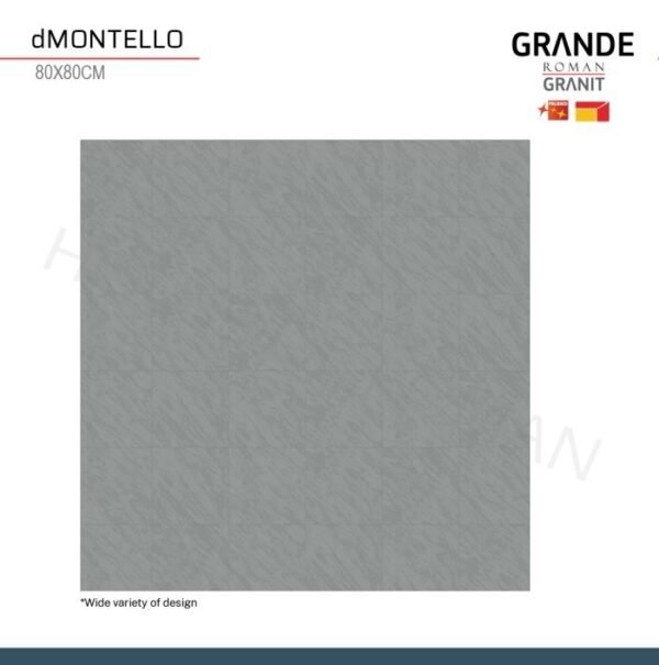 TERMURAH ROMAN GRANIT GRANDE 80 X 80 GT809215HFR DMONTELLO SCURO - Image 5