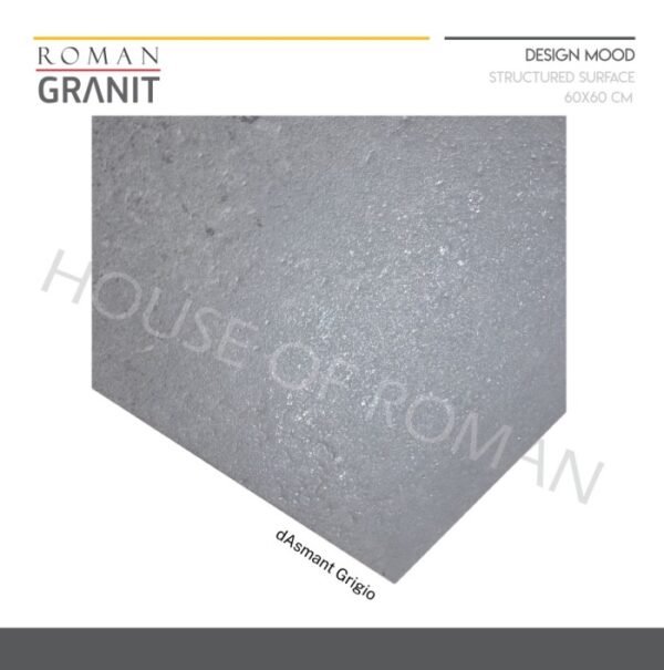 TERMURAH ROMAN GRANIT 60 X 60 GT605527R DASMANT GRIGIO - Image 3