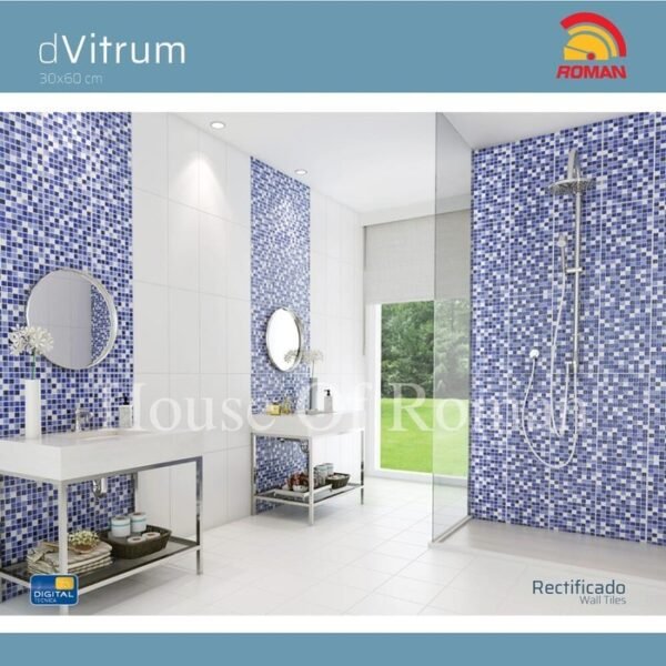 TERMURAH ROMAN KERAMIK 30 X 60R W63749R DVITRUM BLUE GOL D - Image 2