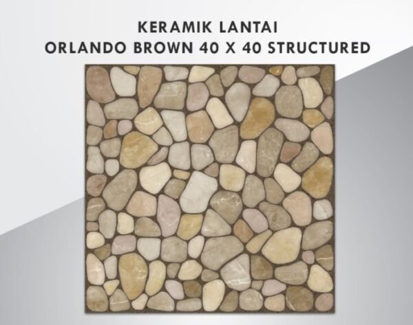 TERMURAH ASIA KERAMIK 40/40 ORLANDO BROWN - Image 2
