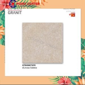 TERMURAH ROMAN GRANIT 60 X 60 GLOSS GT609875FR DLINOSA SABBIA (GLOSS)