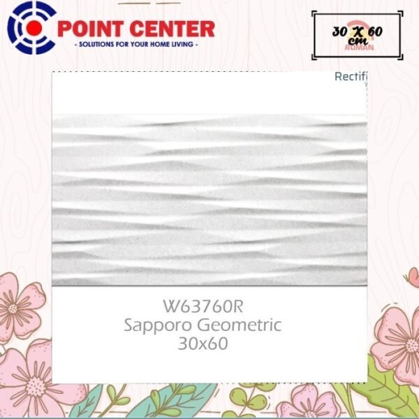TERMURAH PROMO ROMAN KERAMIK 30 X 60R W63760R SAPPORO GEOMETRIC