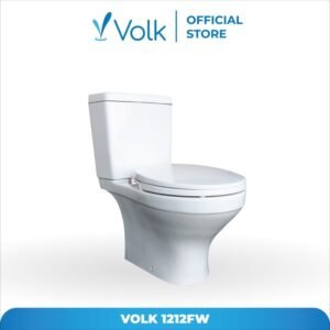 TERMURAH VOLK KLOSET DUDUK SAKURA 1212 TWO PIECE+FRIENDLY WASHER/BIDET