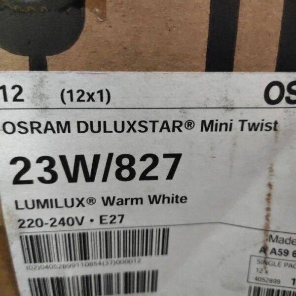TERMURAH LAMPU SPIRAL OSRAM 23W 23 WATT DULUXSTAR MINI TWIST PUTIH - Image 2
