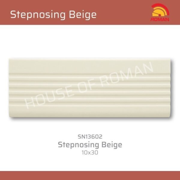 Termurah ROMAN KERAMIK Stepnosing Beige 10x30 SN13602