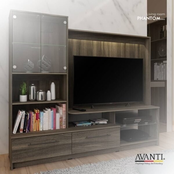 TERMURAH ACTIV FURNITURE AVANTI PHANTOM WU 180 PENYEKAT RAK WALL UNIT