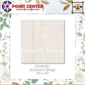 TERMURAH ROMAN KERAMIK 40 X 40 G449351 DVOMERO BEIGE GOL B