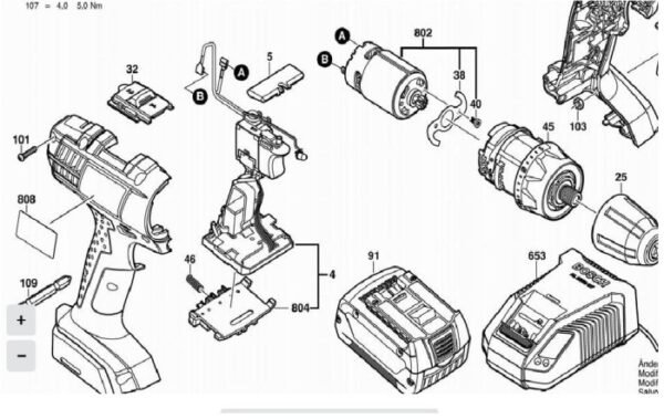 TERMURAH 2609199273 BOSCH SWITCH GSR 18-2 LI - Image 2