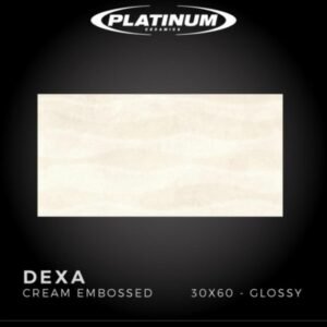 TERMURAH PLATINUM KERAMIK 30/60 DEXA CREAM EMBOSSED