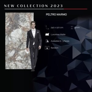 TERMURAH QUADRA 240 X 120 BIG SLAB PELTRO MARMO MATTE