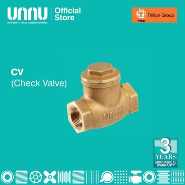 TERMURAH UNNU KRAN CHECK VALVE - CV 2 INCHI - Image 2