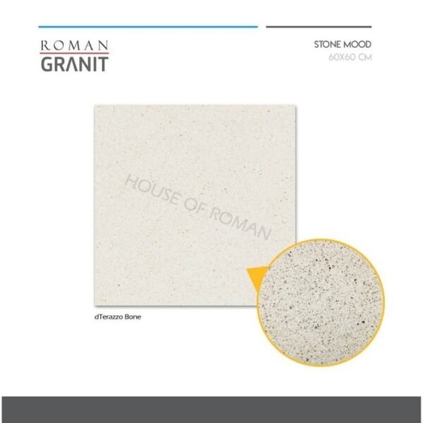 TERMURAH ROMAN GRANIT 60 X 60 GT602600R DTERAZZO BONE - Image 3