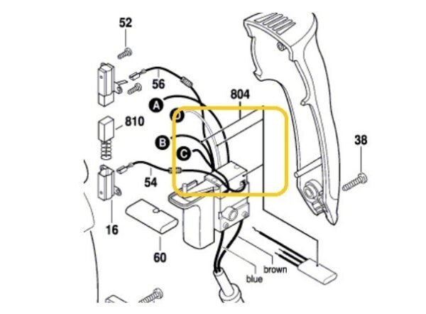 TERMURAH 2607200920 BOSCH SWITCH GBM 13 HRE BOSCH ORIGINAL