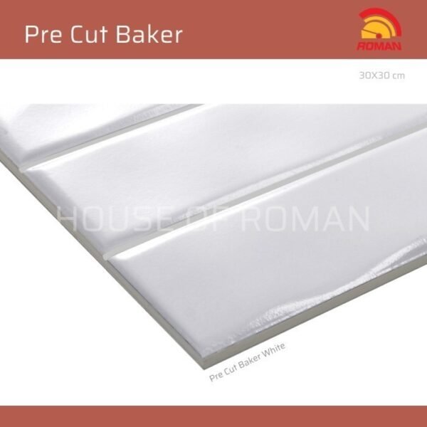 Termurah ROMAN KERAMIK Pre Cut Baker White 30x30 PWA33701 Gol B - Image 3