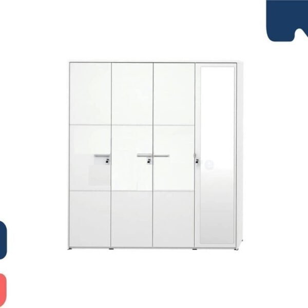 TERMURAH ACTIV FURNITURE AVANTI MADRID LP 401 LEMARI PAKAIAN 4 PINTU - Image 5