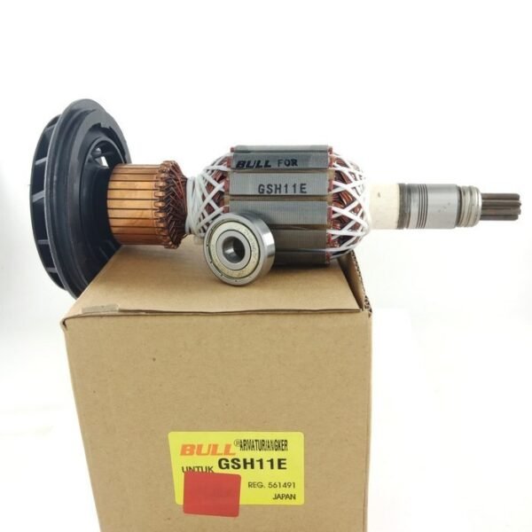 TERMURAH 1614011072 BOSCH ARMATURE ROTOR ANKER GSH 11 E / SPARE PART - Image 2