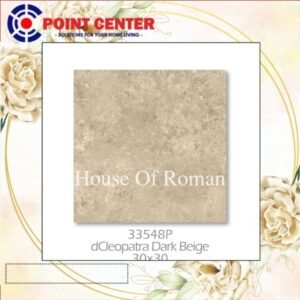 TERMURAH ROMAN KERAMIK 30 X 30 33548P DCLEOPATRA DARK BEIGE GOL B