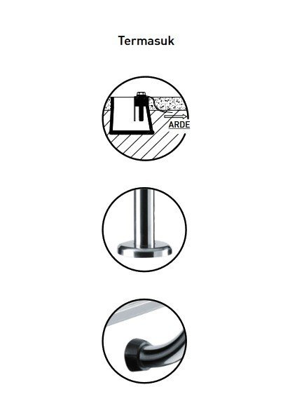 TERMURAH KRIPSOL TANGGA KOLAM RENANG V555/3 AISI 316 / 3 ANAK TANGGA - Image 3