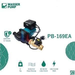 TERMURAH WASSER PB 169 EA 130 W Pompa Pendorong Booster Pump