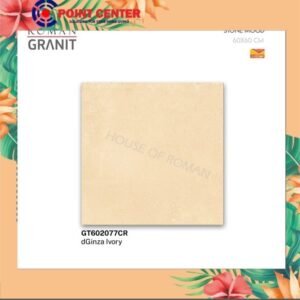 TERMURAH ROMAN GRANIT 60 X 60 GT602077CR DGINZA IVORY