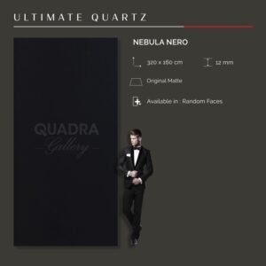 TERMURAH QUADRA GRANIT 320 X 160 BIG SIZE NEBULA NERO