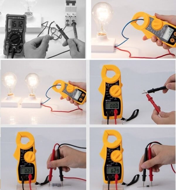 TERMURAH DIGITAL CLAMP METER TANG AMPERE MULTIMETER KABEL TESTER - Image 4