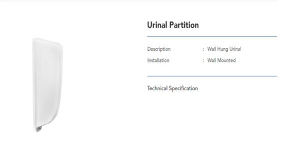 TERMURAH TRILLIUN PARTITION URINAL / PARTISI URINAL - Image 2