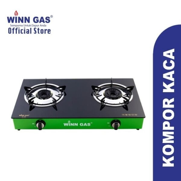 TERMURAH WINN GAS KOMPOR KACA W388 - HIJAU