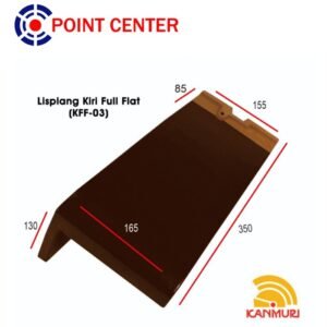 TERMURAH KANMURI KFF-03 GENTENG LISPLANG KIRI NATURAL FULL FLAT