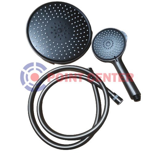 TERMURAH IGM IK 069 Kran Shower Set Column Gun Metal Lexus Grey Abu - Image 2