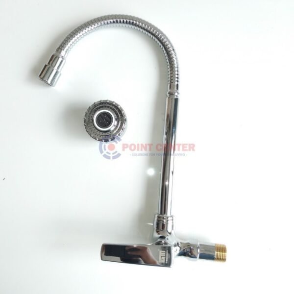 TERMURAH IGM IK 056 KRAN ANGSA FLEXIBLE / KRAN DAPUR CHROME + KUNINGAN - Image 3