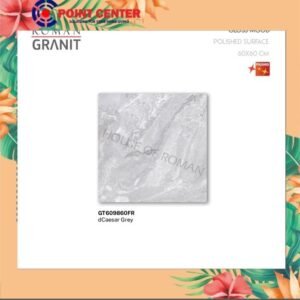 TERMURAH ROMAN GRANIT 60 X 60 GT609860FR DCAESAR GREY (GLOSS)